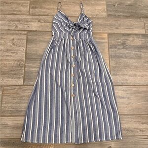 Haute Monde striped maxi dress